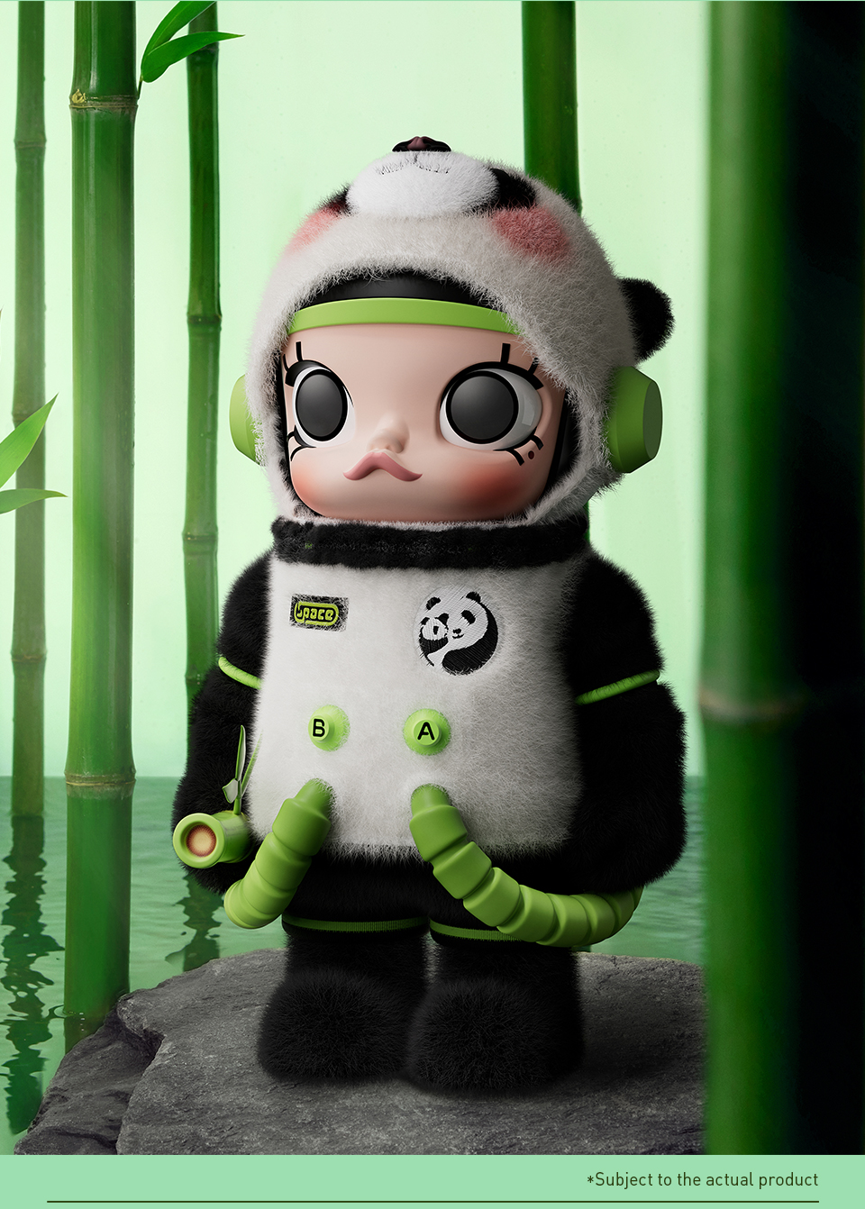 POPMART MEGASPACEMOLLY400% パンダPanda