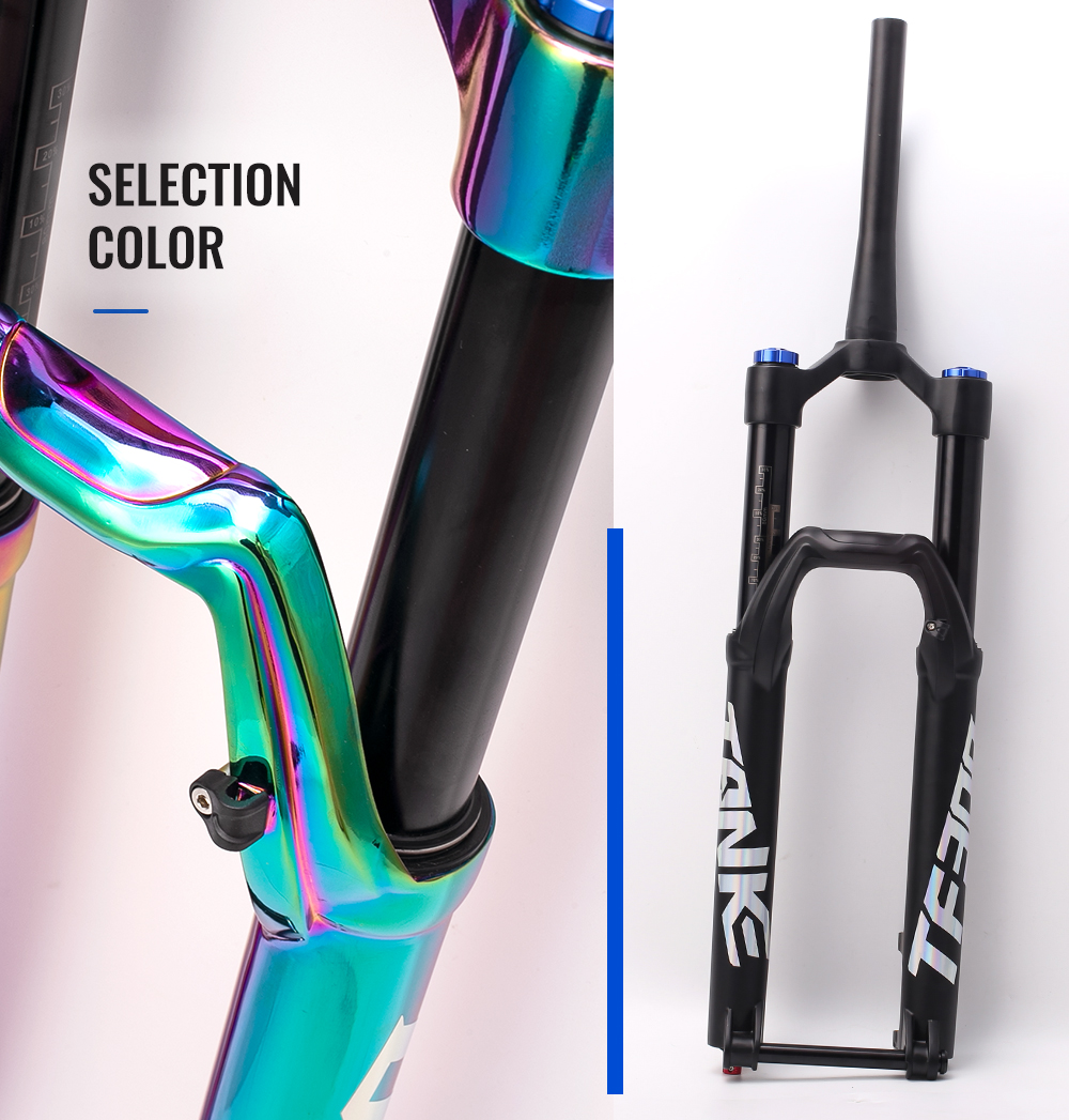 TANKE MTB shock absorption front fork aluminum alloy air oil