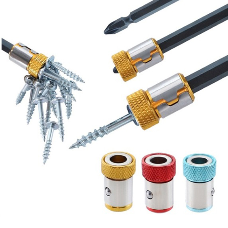 1PC/3Pcs 6.35mm Screwdriver Magnetic Ring Head S2 Alloy Electric ...
