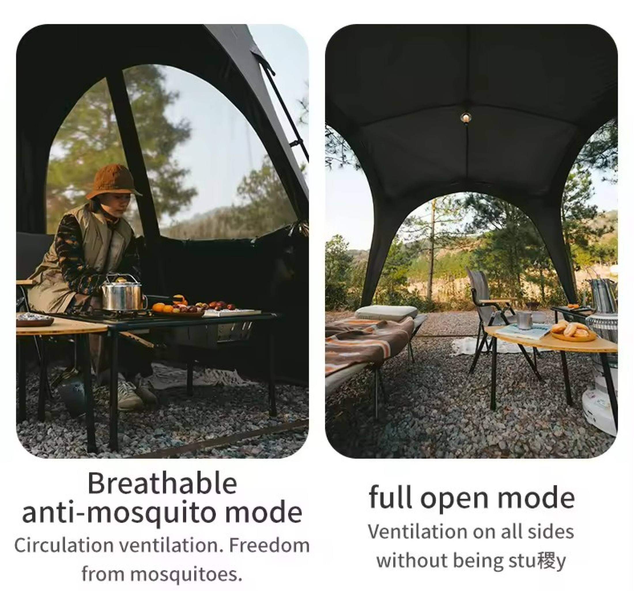 Naturehike Waterproof Coated Silver Canopy quick-opening Automatic ...