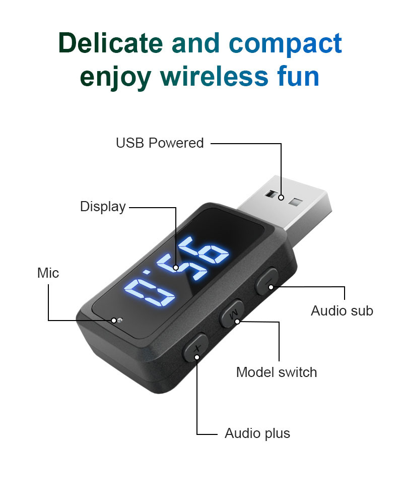 FMT02 IN CAR ADAPTOR WITH DAB+ FM-TX & BLUETOOTH - SANGEAN SANGEAN FMT-02