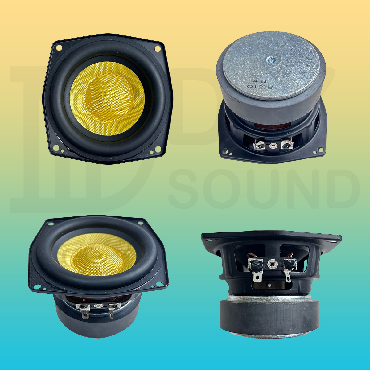 DIYSOUND J Brand 4 inch 4Ω 25W Car Speaker Subwoofer Subwoofer Speaker ...