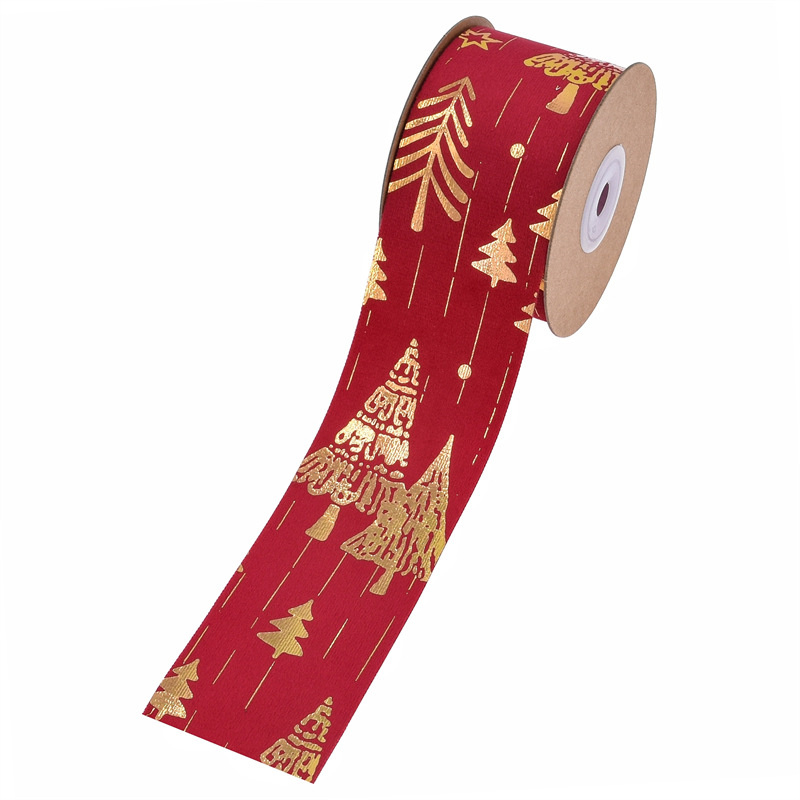 10yards Christmas Ribbon Red Green White Snowflake Grossgrain Ribbons ...