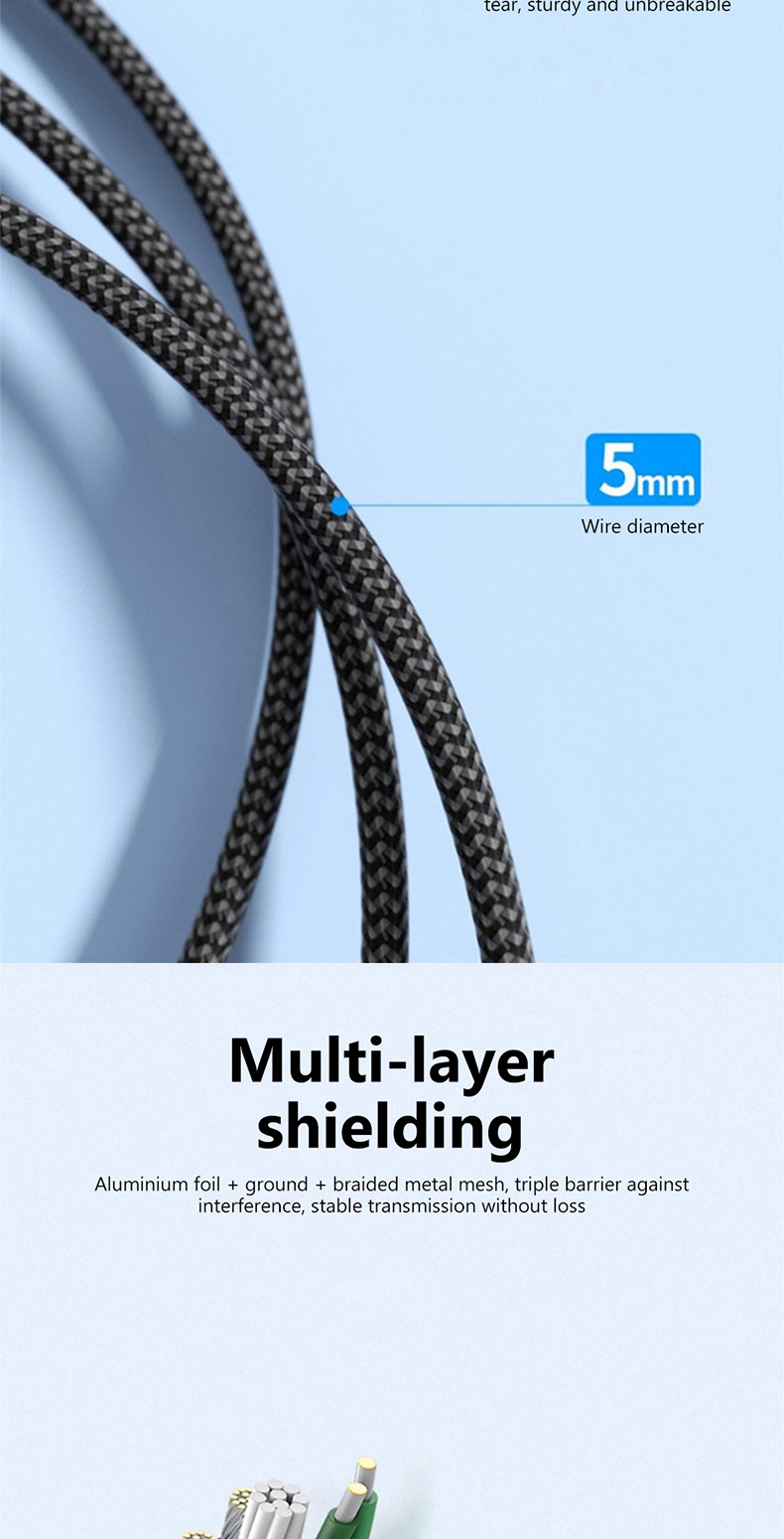 USB 3.0 Cable Extension Cable 1m/1.5m Wire Data Transmission Line Super ...