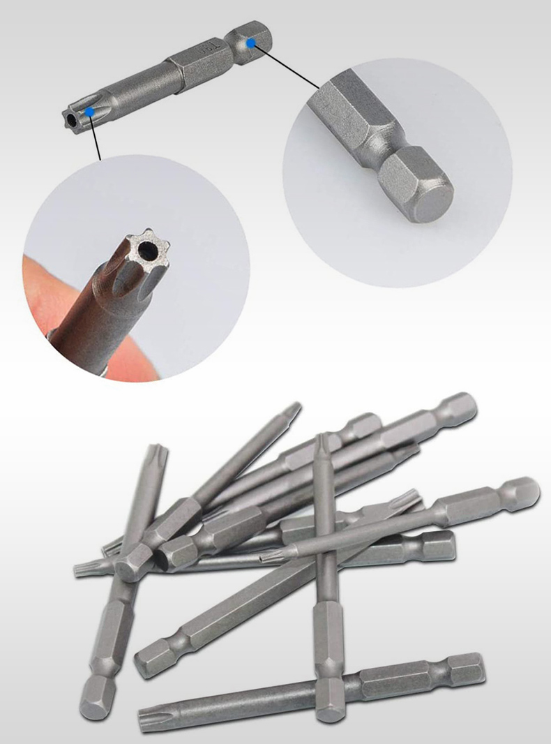 Cross-border Star Hollow Bits Set (11/12pcs) 50/75/100mm * T5-T40 ...