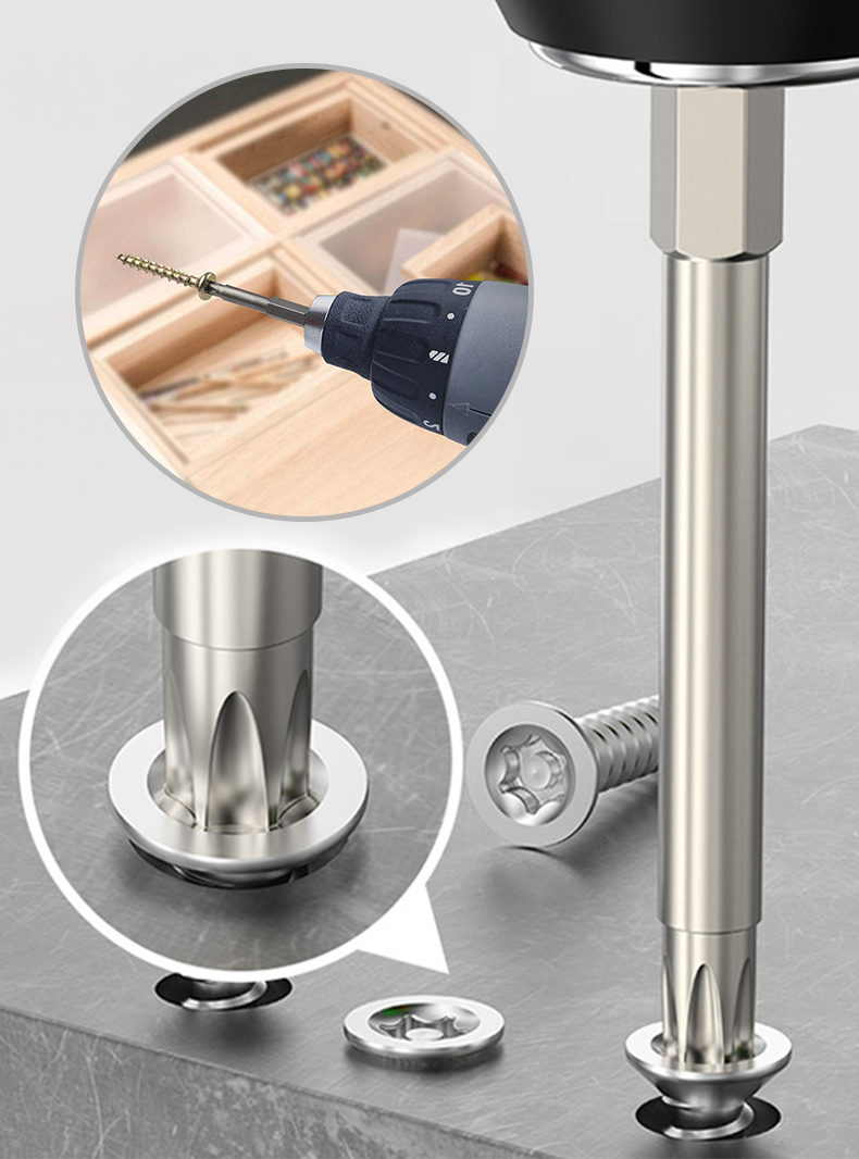 Cross-border Star Hollow Bits Set (11/12pcs) 50/75/100mm * T5-T40 ...