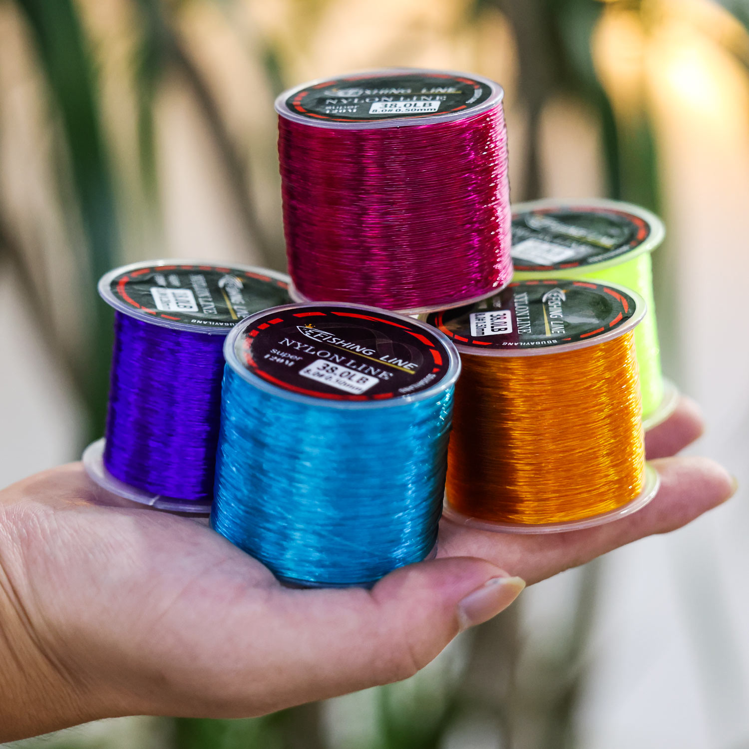 Sougayilang Brand New 5 Color Fishing Line 7-38 lbs No. 8 High Quality ...