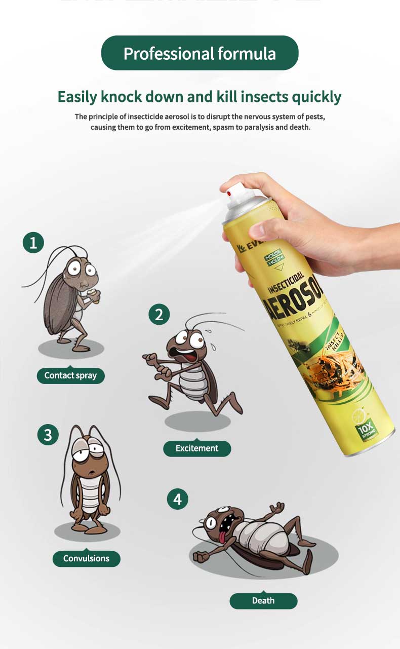 Everpink/Baolilai Insect spary 750ML big bottle insect killer for room ...