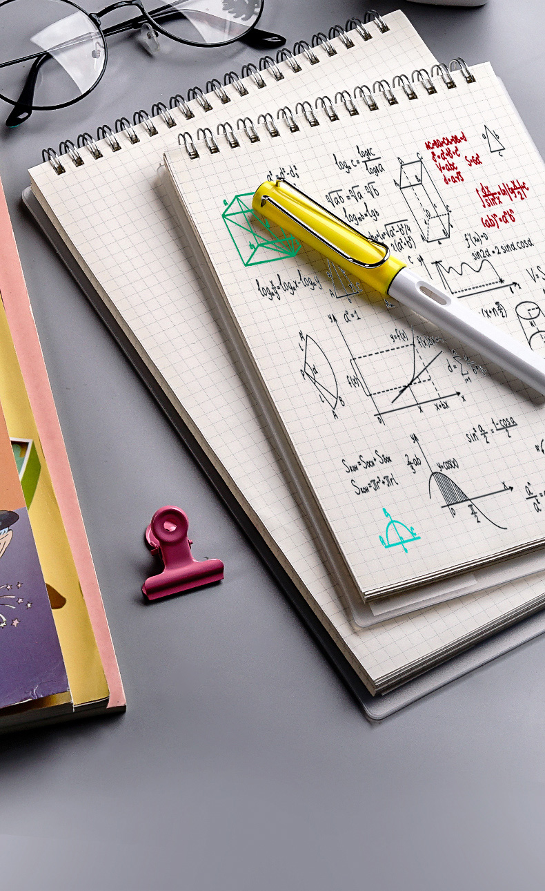 Spiral Notebook A5/B5 80Sheets Thickened Spring Notebook For College ...