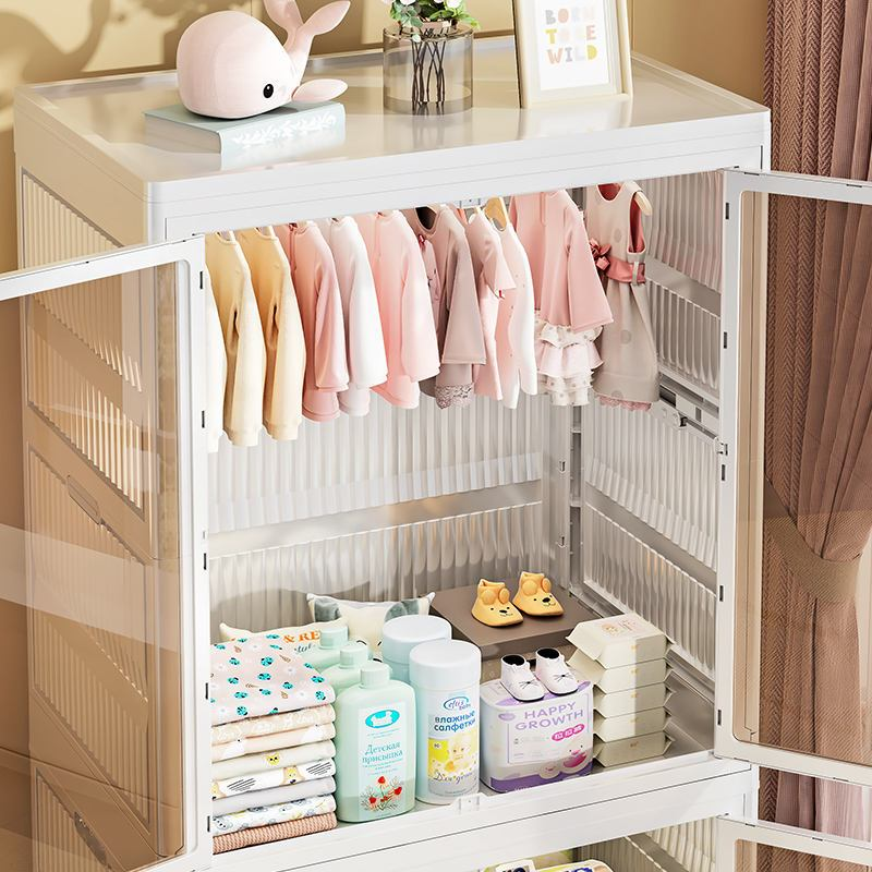 Baby Clothes Wardrobe Double Door Storage for kid Storage