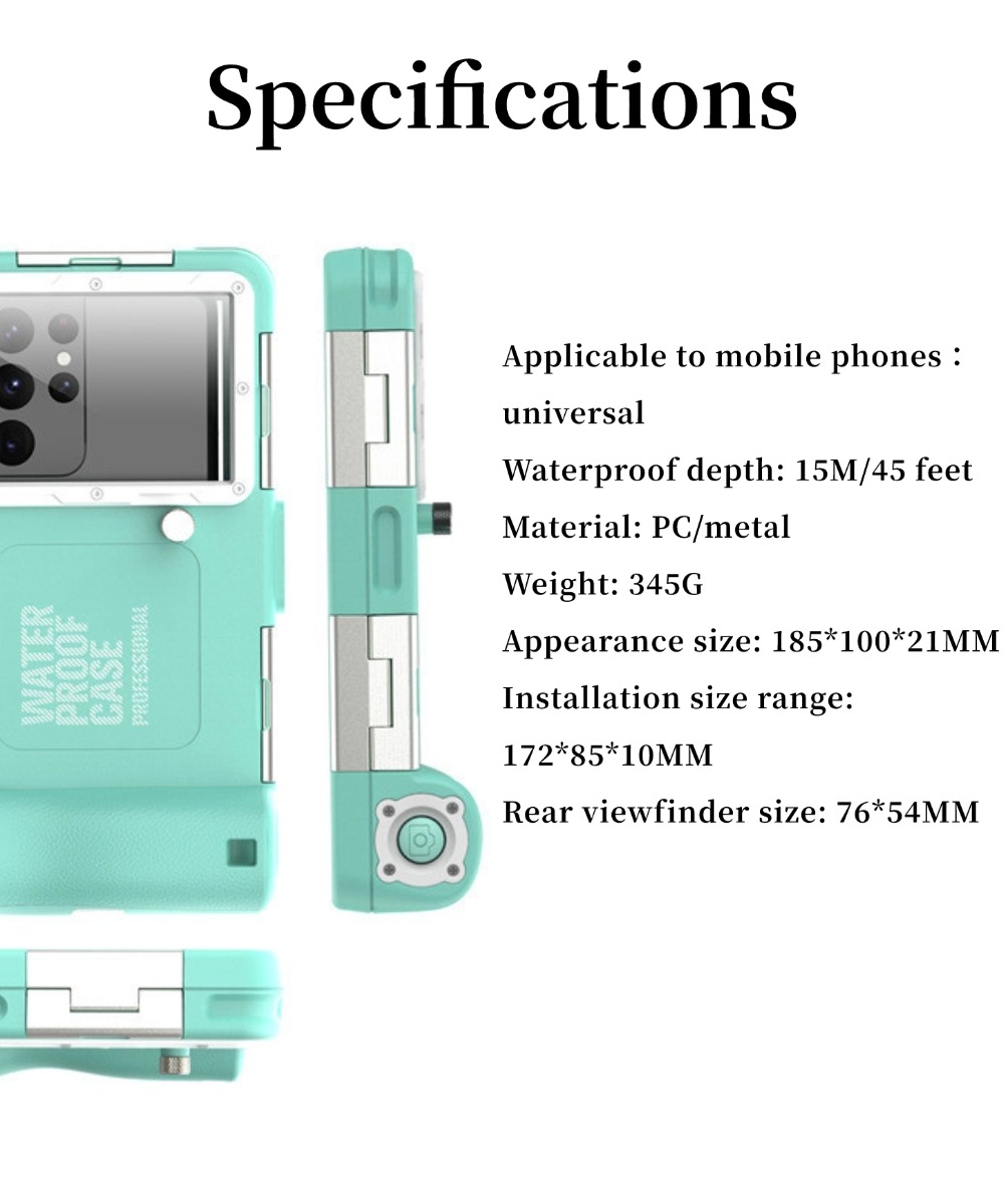 SOARFLY New Diving Phone Case Professional Underwater 15M Universal ...