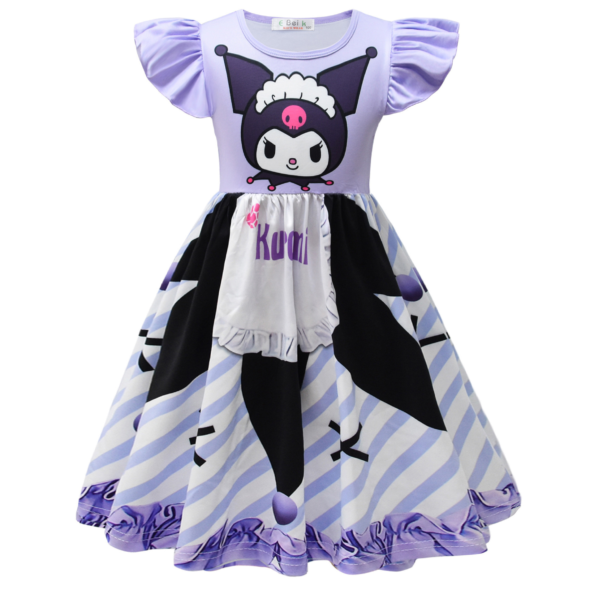 Sanrio My Melody Kuromi Dress For Girls Japanese Anime Short