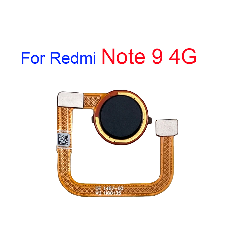 For Redmi Note 9 4G Fingerprint Home Button Finger Print Touch ID ...