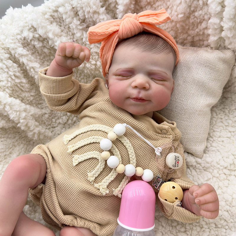 19inch Soft Body Newborn Baby Reborn Pascale Doll Lifelike Soft Touch