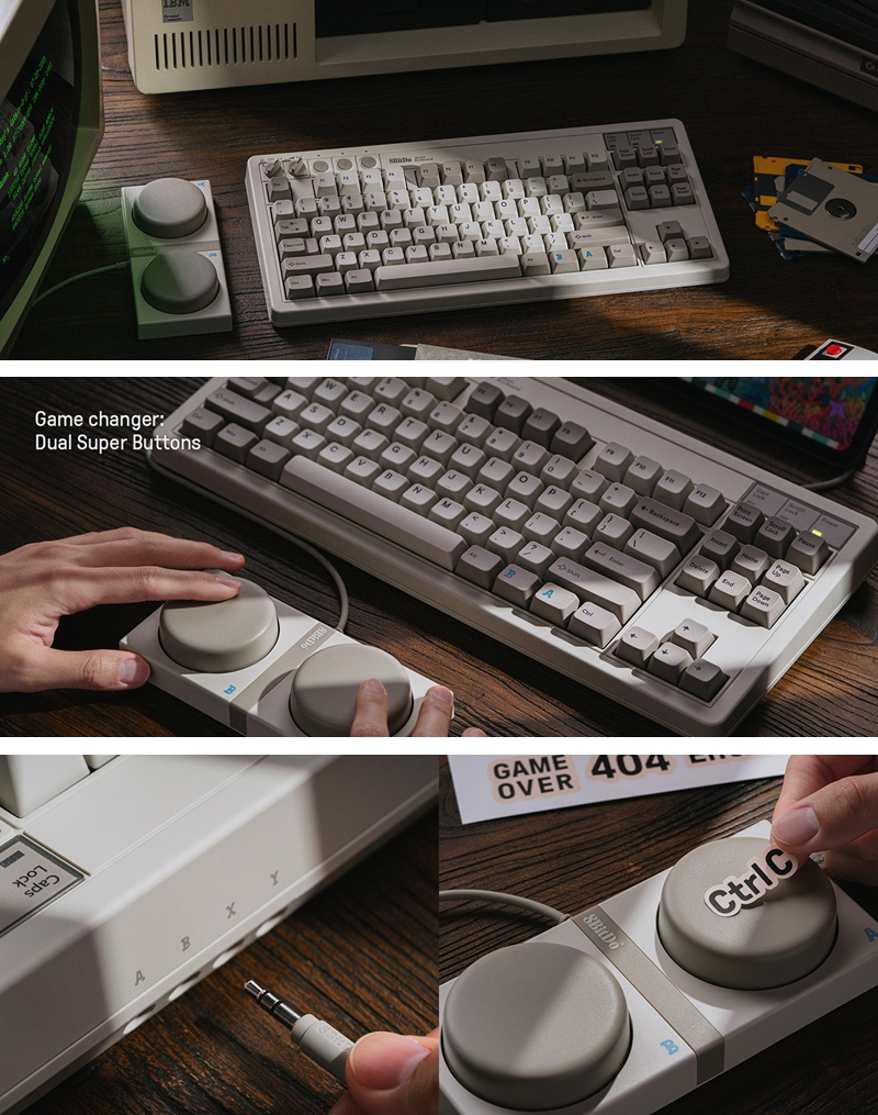 8BitDo Retro Mechanical Keyboard C64 Edition/M Edition/N Edition/Fami ...