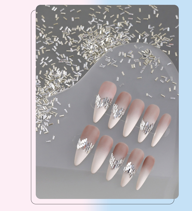 Nail Art Nail Decoration Stickers Rhinestone Crystal Glass Zircon Fine ...