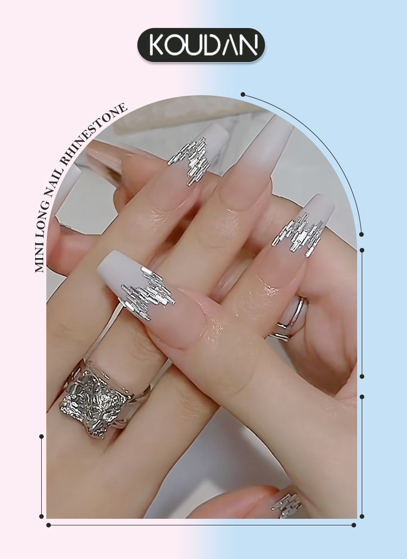 Nail Art Nail Decoration Stickers Rhinestone Crystal Glass Zircon Fine ...