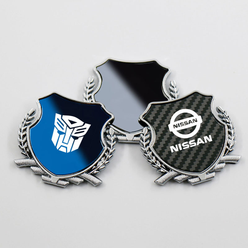 Nissan Terra Car 3D metal wheat ear decoration car sticker personalized ...