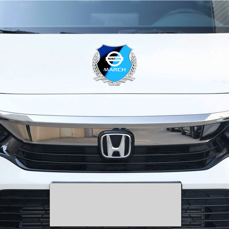 Nissan Terra Car 3D metal wheat ear decoration car sticker personalized ...