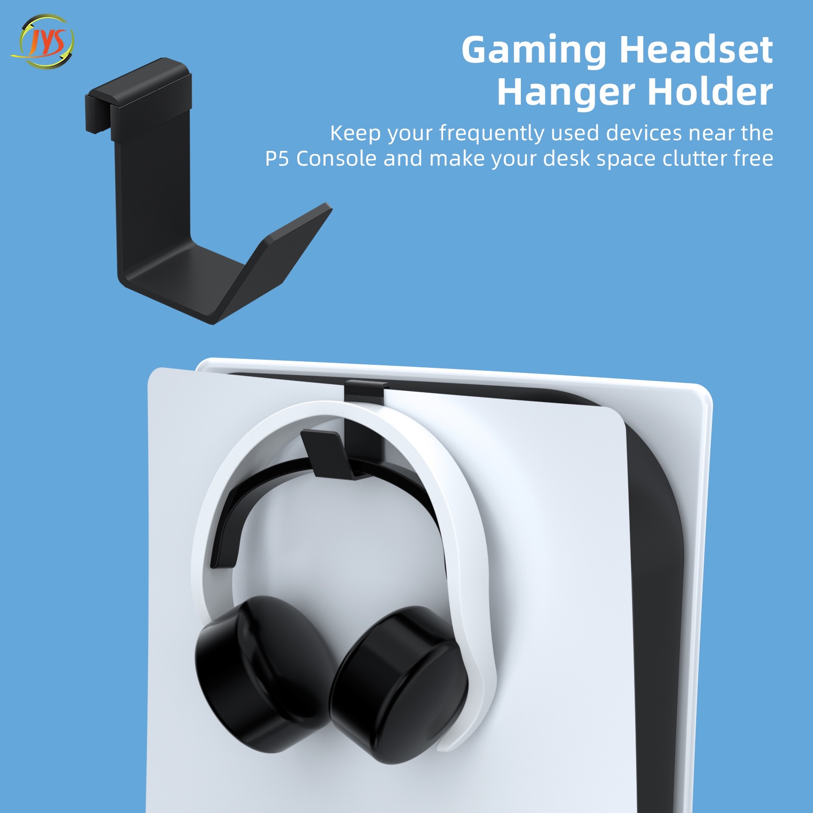 4 in 1 Wall Mount Storage Stand for PS5/PS5 Slim/PS5 Portal/PS5