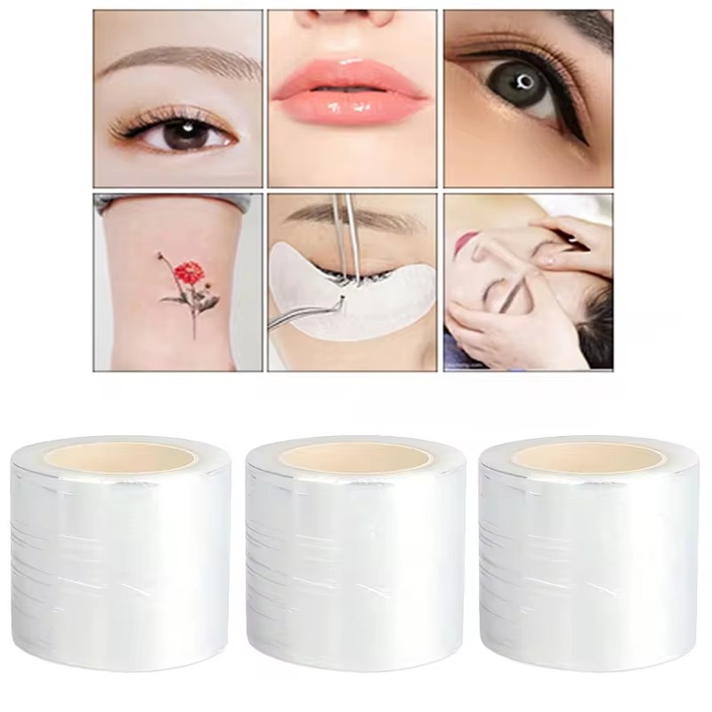 1 Roll 40MM*200M Tattoo Clear Wrap Cover Preservative Film Permanent ...
