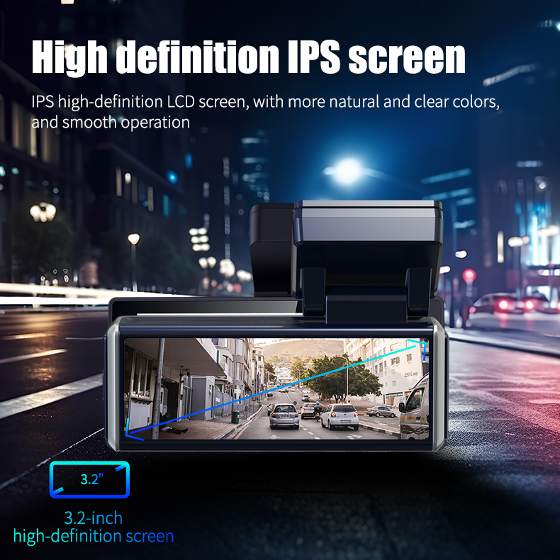 K32fisang 3.2inch driving recorder 2K/1080P/IPS highdefinition