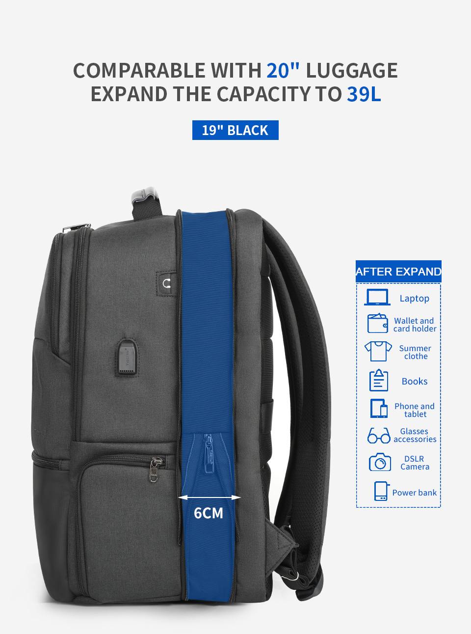 New Arrival Large Capacity Travel Anti-Theft Laptop Backpacks Men ...