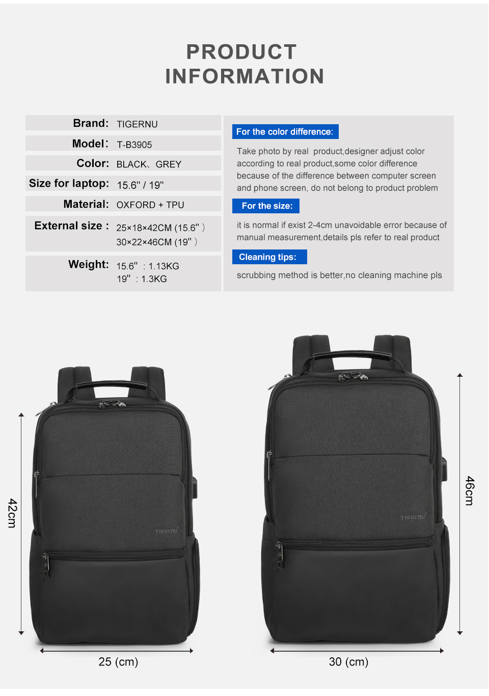 New Arrival Large Capacity Travel Anti-Theft Laptop Backpacks Men ...