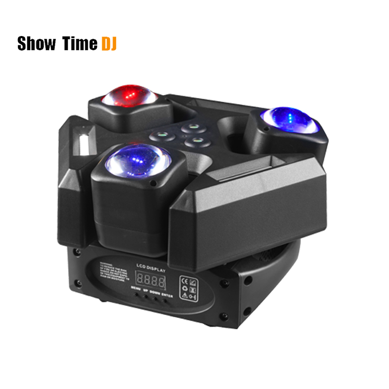 3 Heads Led Moving Light 40W RGBW Led Beam 3 Strip Led Flash RGB Laser ...