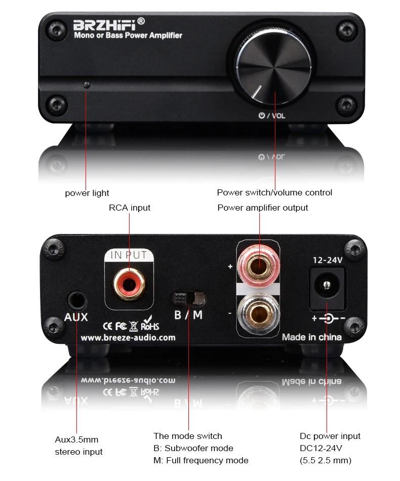 100W Mono TPA3116 Digital Amplifier Subwoofer Home Theater Class D