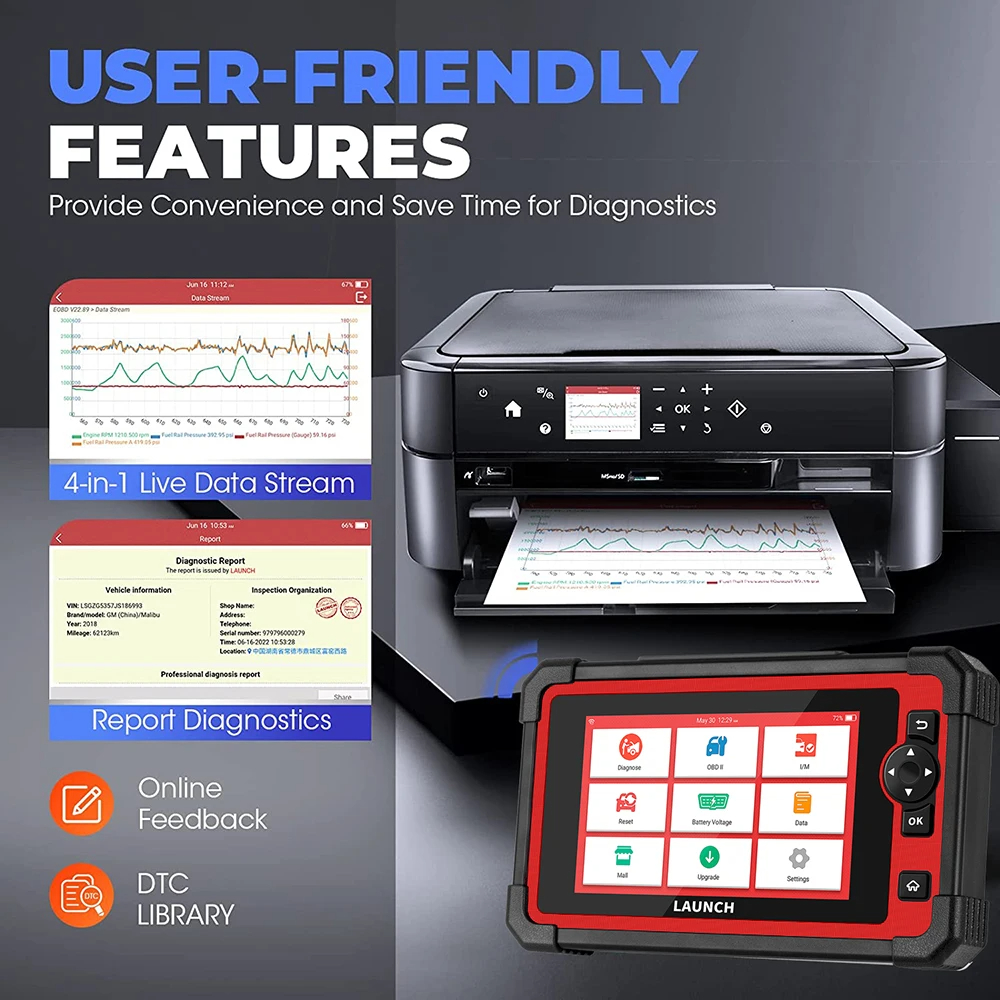 LAUNCH X431 CRP919E / BT Car Diagnostic Tool Automotive OBD OBD2