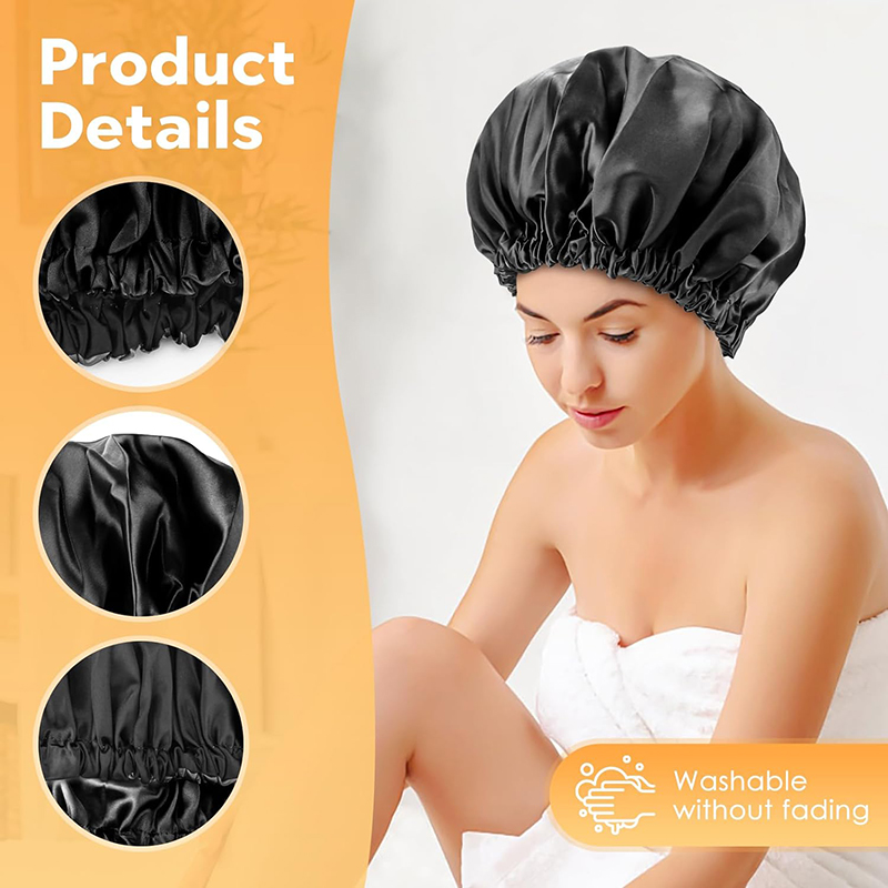 Silk Satin Hair Wrap - Customizable Sleep Hat for Women with Naturally ...