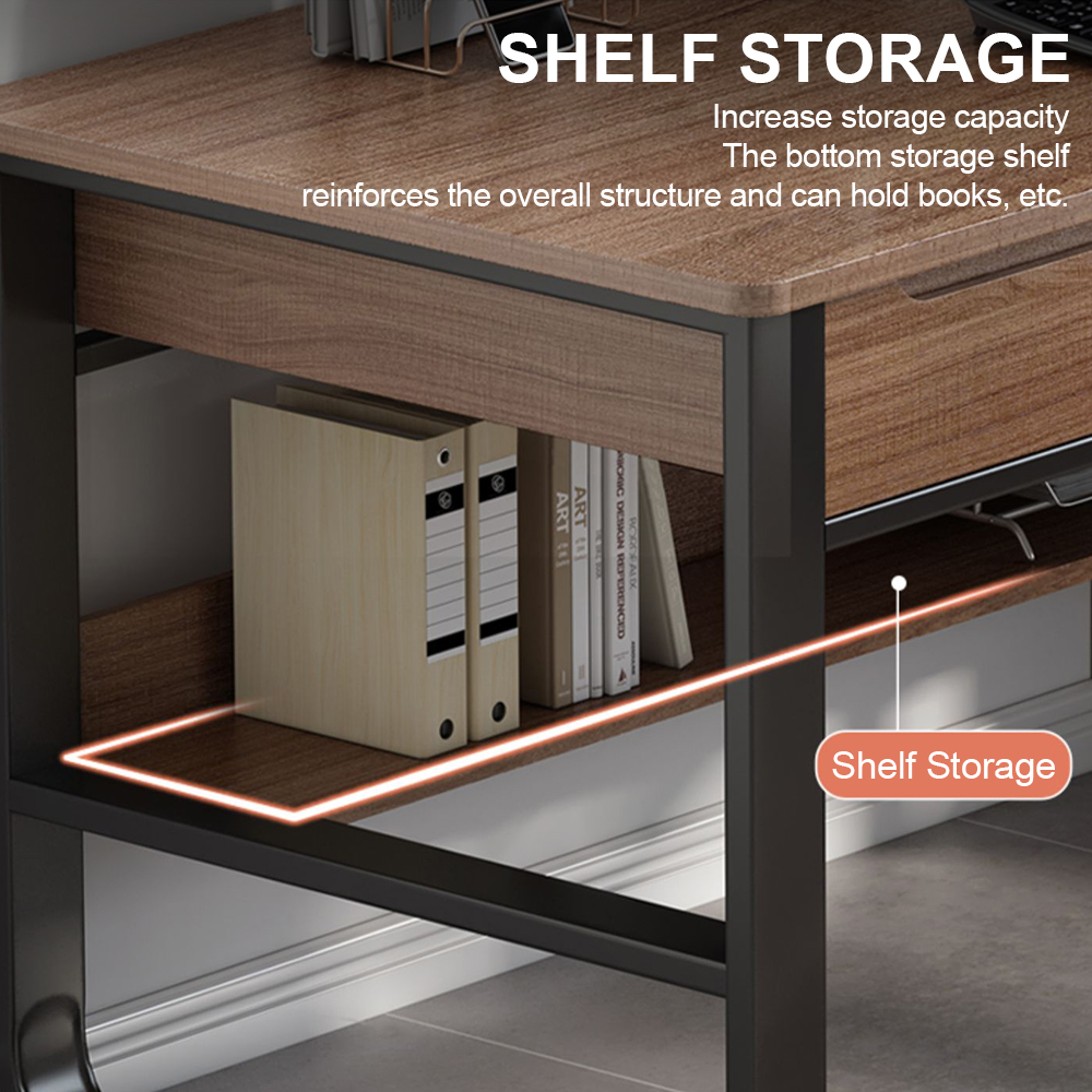 【Warranty】High capacity Study Table Computer Table With Drawer Study ...