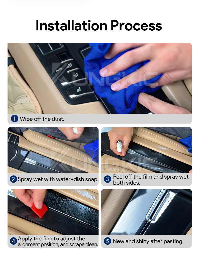 Cadre Décoratif Fibre De Carbone Pour Levier De Vitesse Mazda 3 Axela 2019-2024 - Autocollant Intérieur Avec Port USB, Rouge