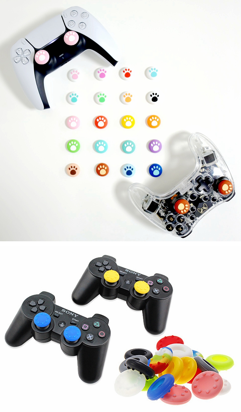 Thumb Stick Grip Cap Compatible for PS5/PS4/PS3/Nintendo Switch Pro ...