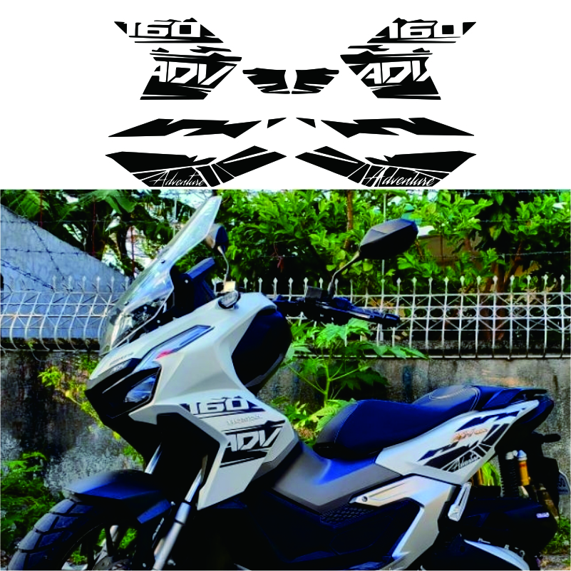 honda adv 160 cut out decals sticker for motorcycle decorative ...