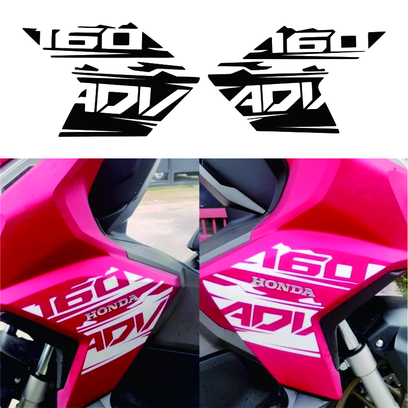 honda adv 160 cut out decals sticker for motorcycle decorative ...