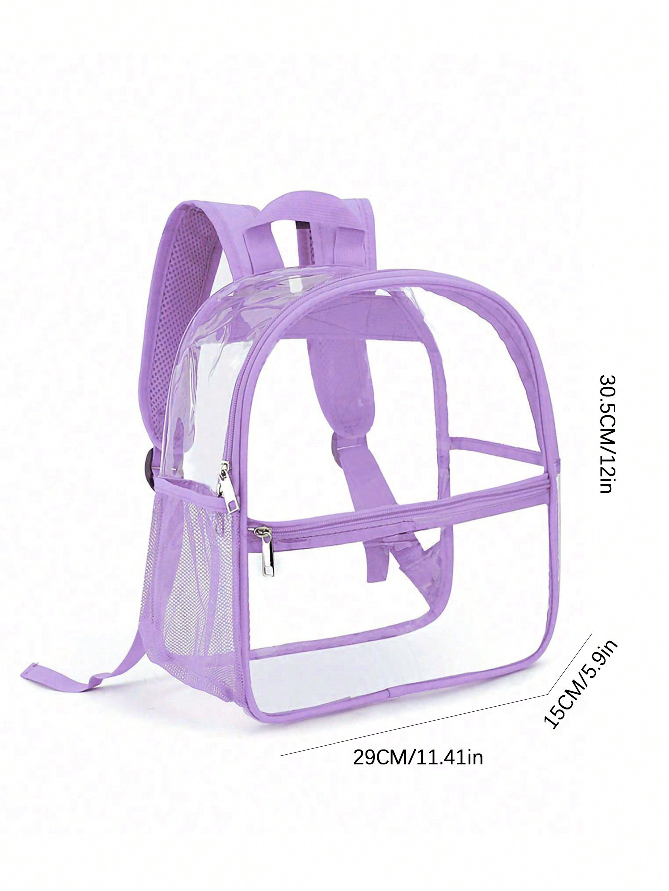 Sac à Dos Transparent PVC Grande Capacité - Pour école, étudiant, Neuf Sous Emballage