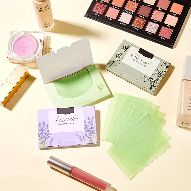 100 pcs Fragrance oil control paper ，blotting paper for oily face ...