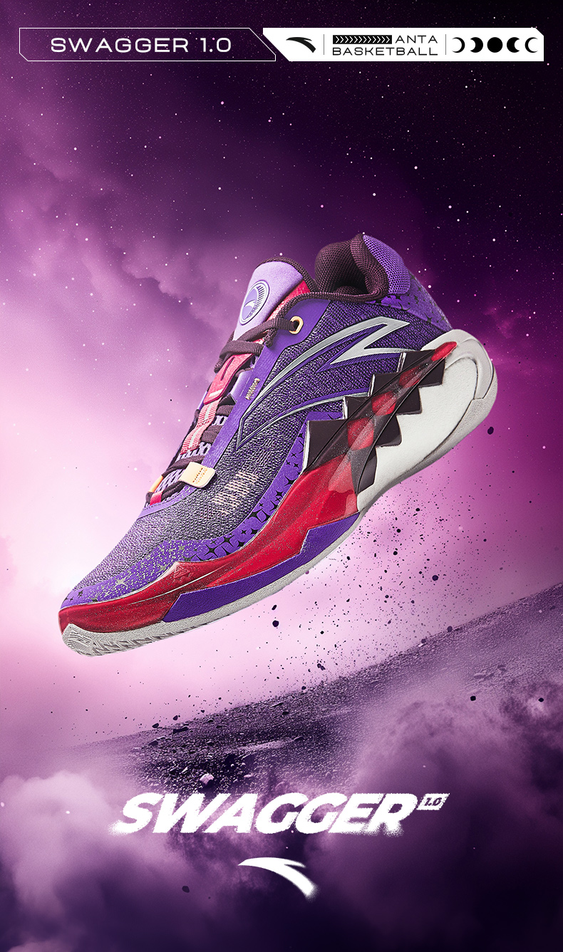 ANTA Men SWAGGER 1.0 Basketball Shoes professional Shock Absorption ...