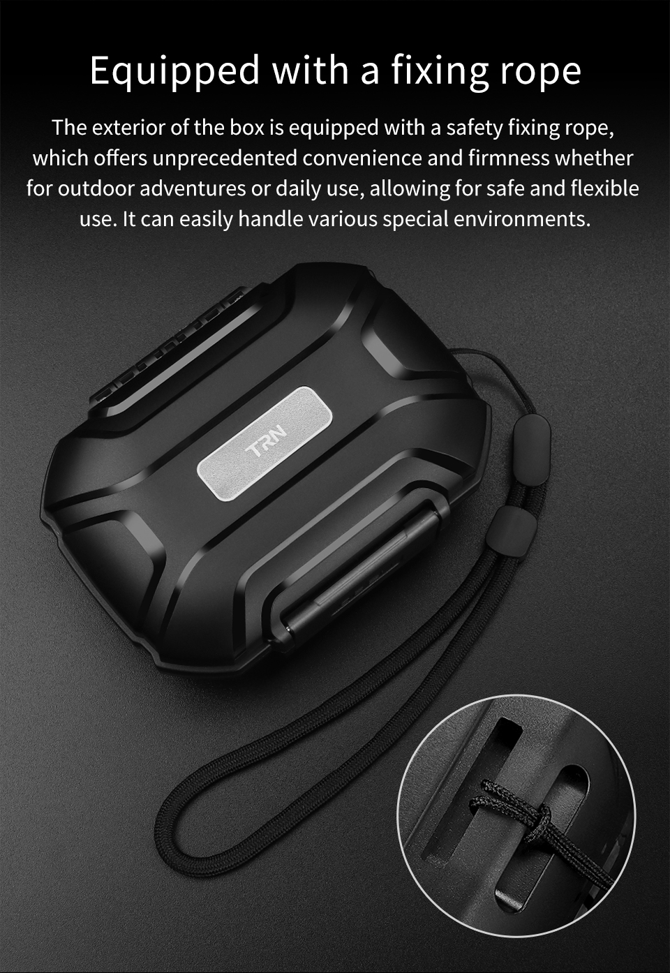 Waterproof Storage Box TRN MAG+ Portable Earphones Box Waterproof ...