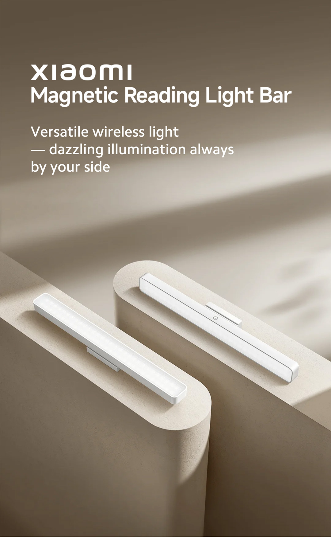 NEW] Xiaomi Magnetic Reading Light Bar Global Version|extended