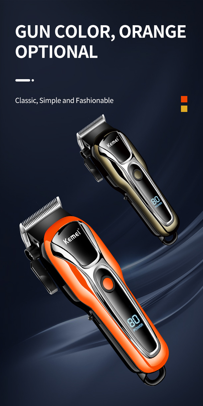 KM-1990PG High Power Hair Clipper with LCD Display