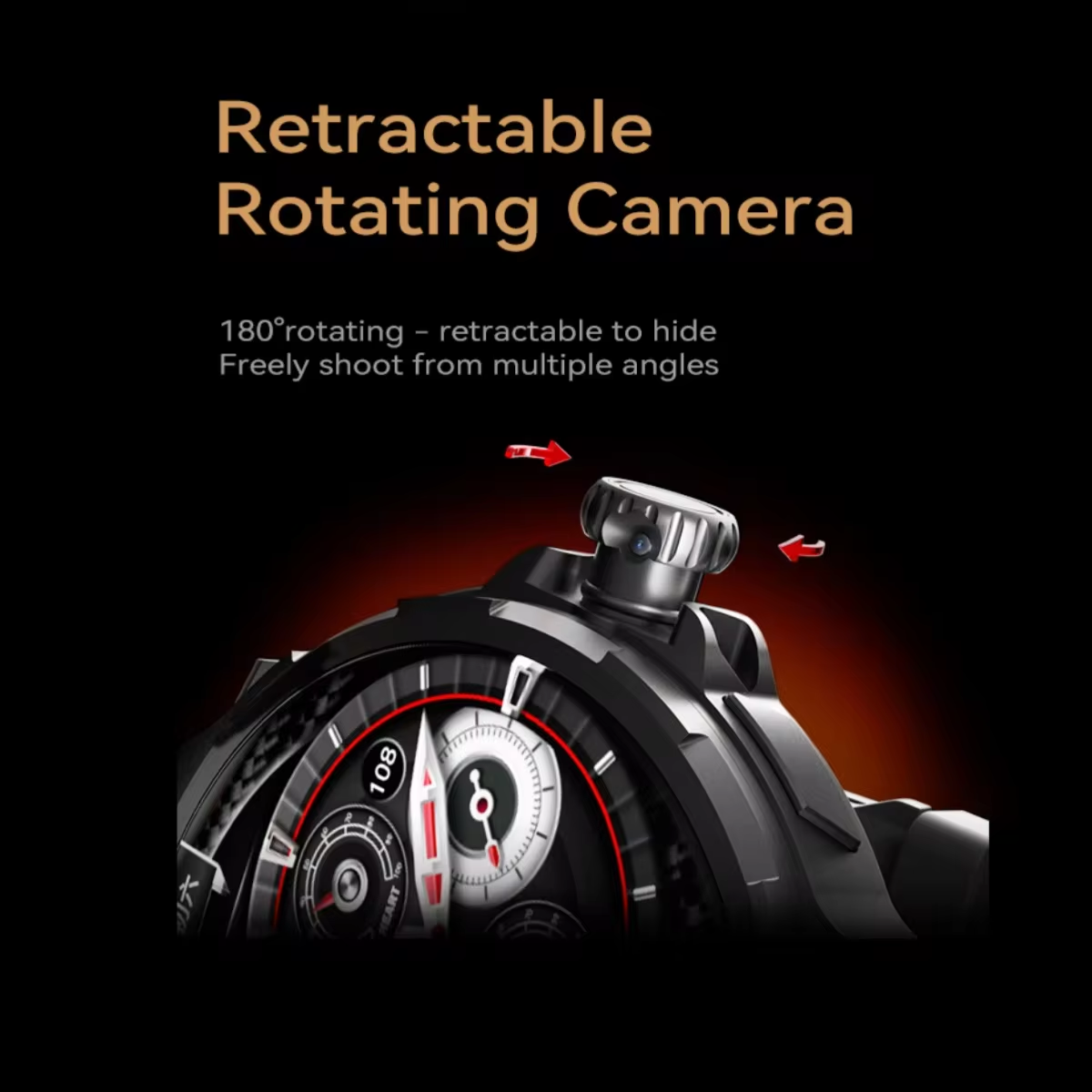 2024 New 4G Android 1.85inch 1050mAh battery 4+32GB Memory WIFI 180