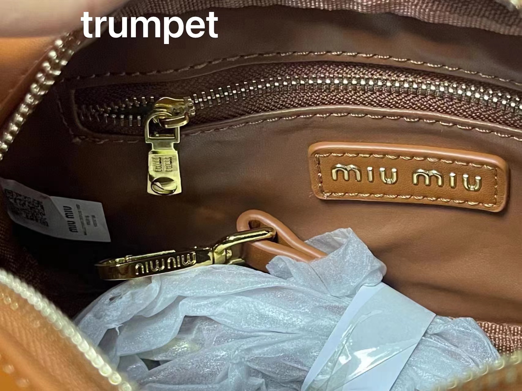 Miu Home Muse Bag Fashion Bowling Portable OneShoulder Messenger Bag