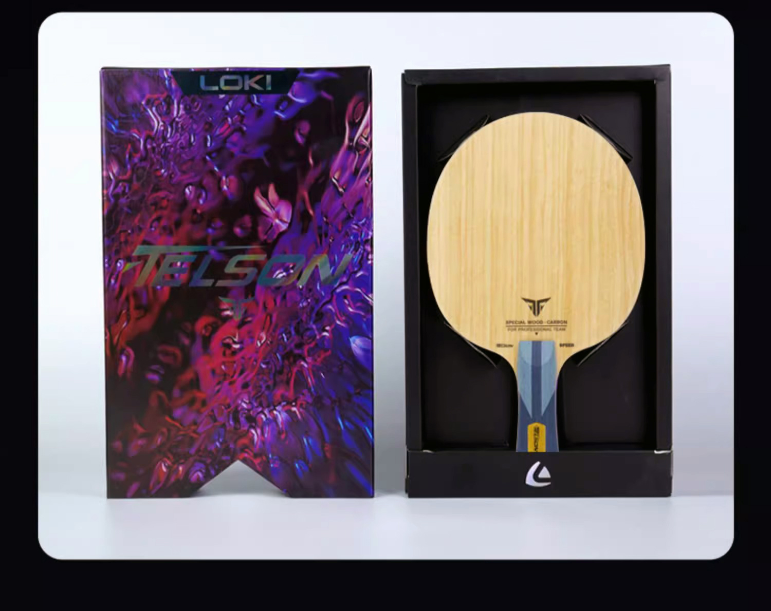 LOKI TELSON SPEED Table Tennis Blade(5Wood+2Carbon,OFF+) Professional ...