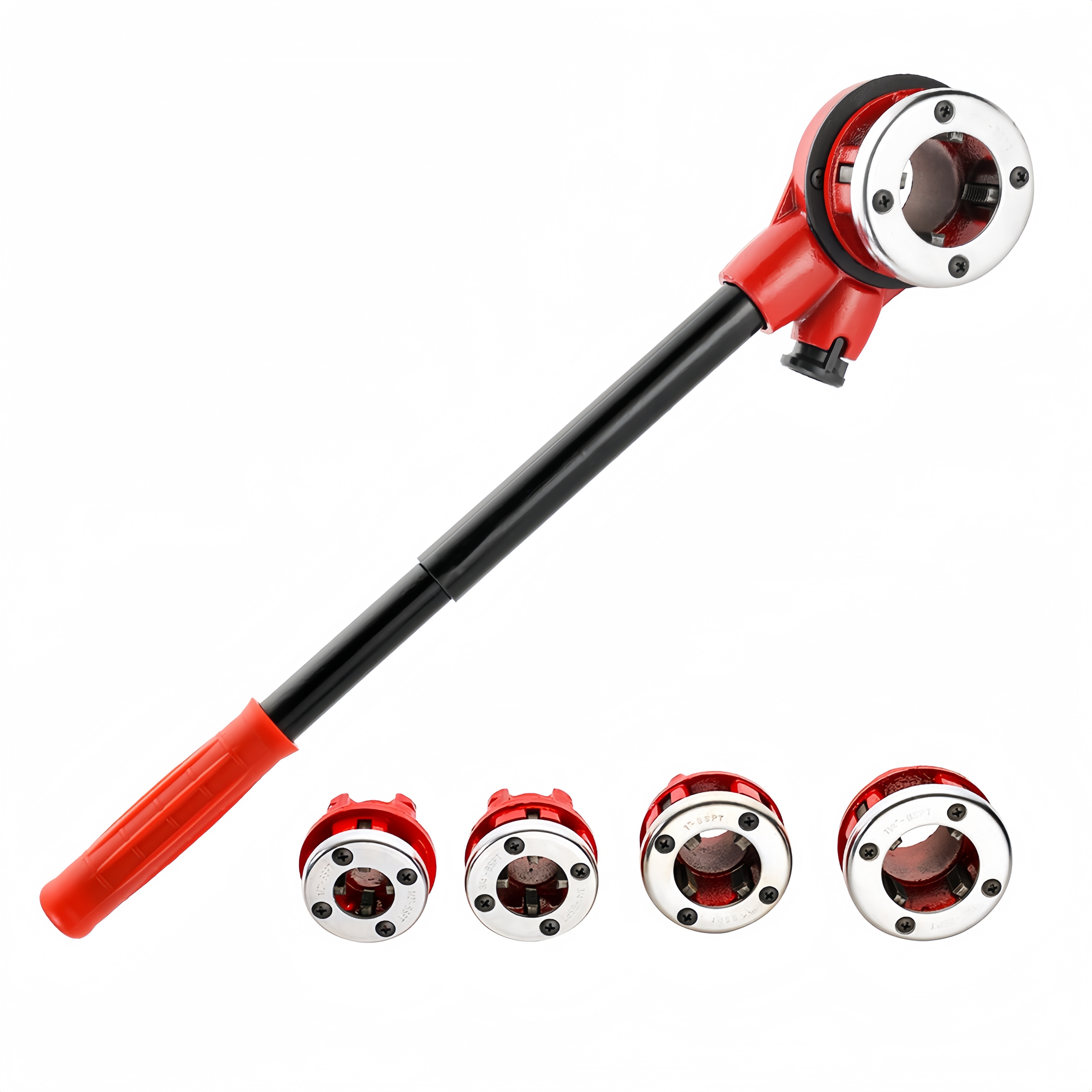 3/4pcs Dies pipes Threader Kit 1/2