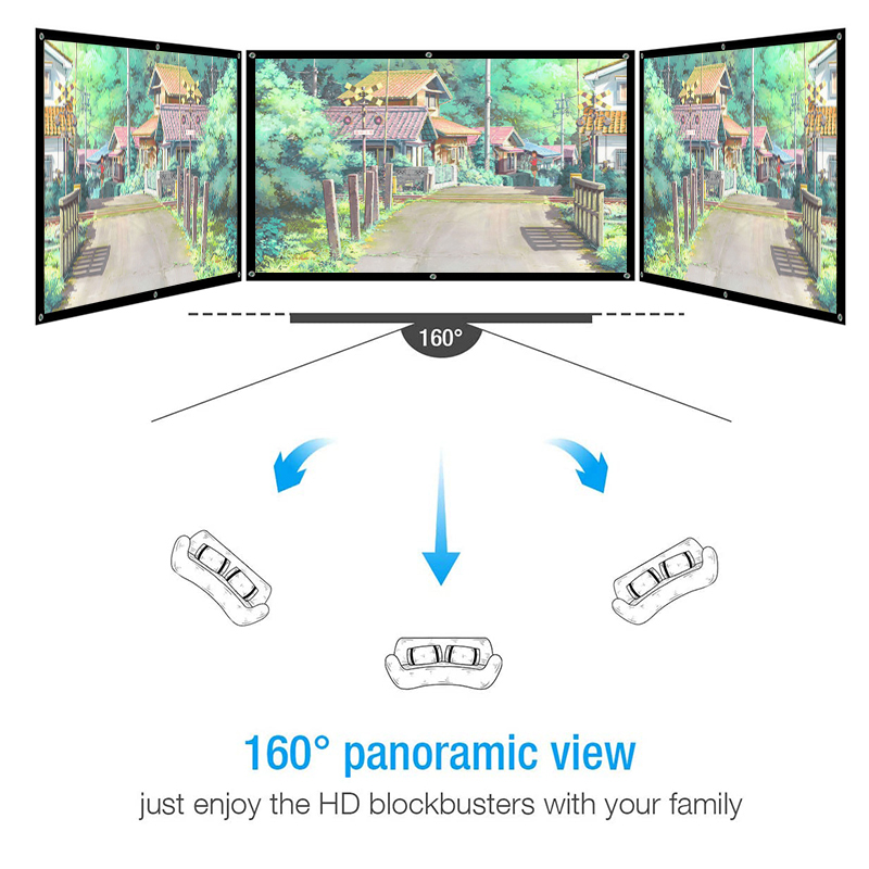 Simple projection screen, wall mounted portable wall mounted screen ...