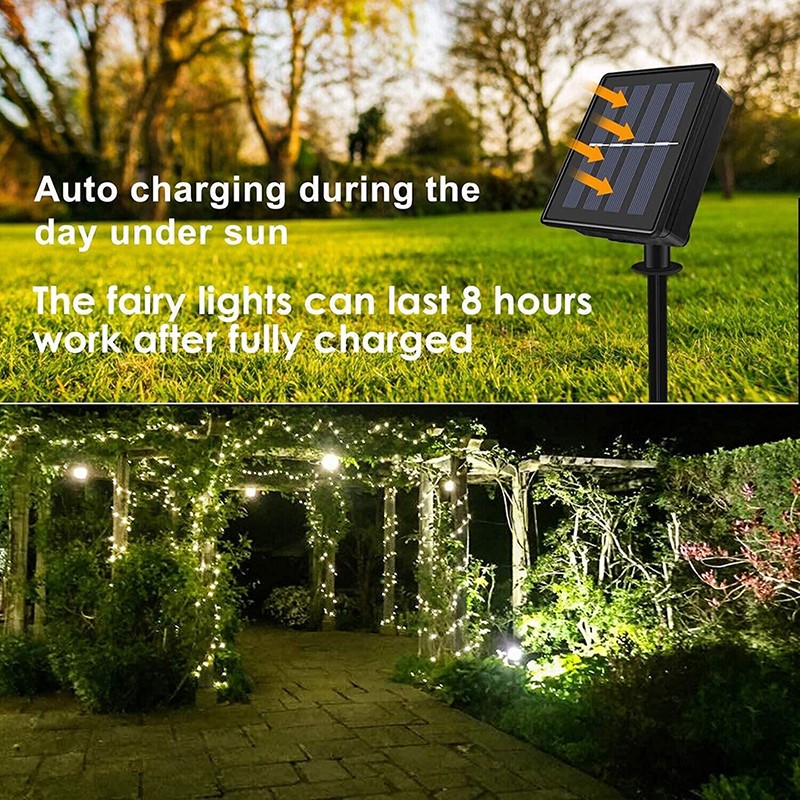 32M/22M/12M/7M Solar Christmas Lights Outdoor Waterproof Fairy lights