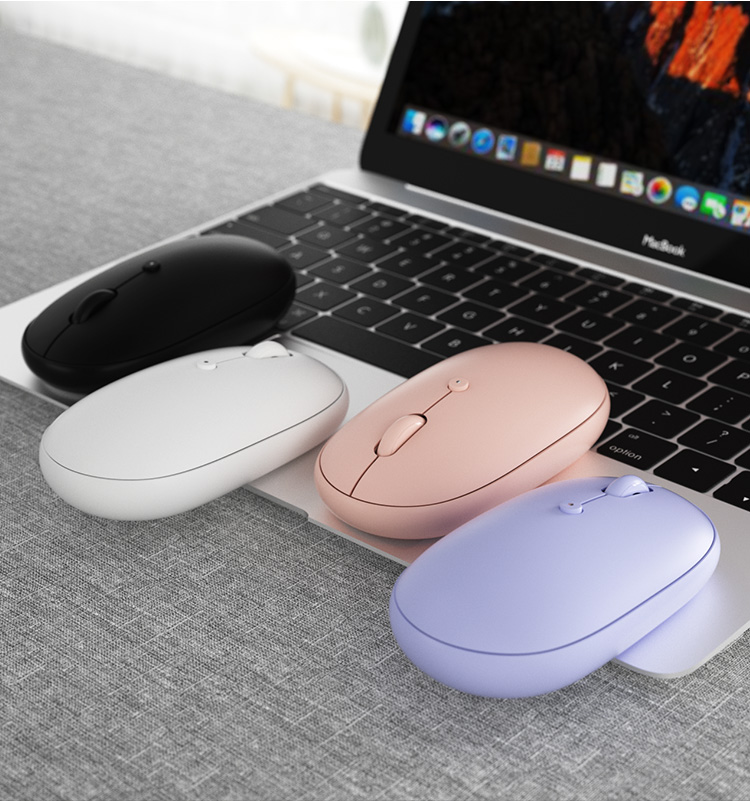 BOW MB163L Portable Rechargeable Bluetooth Mouse Colourful Cute